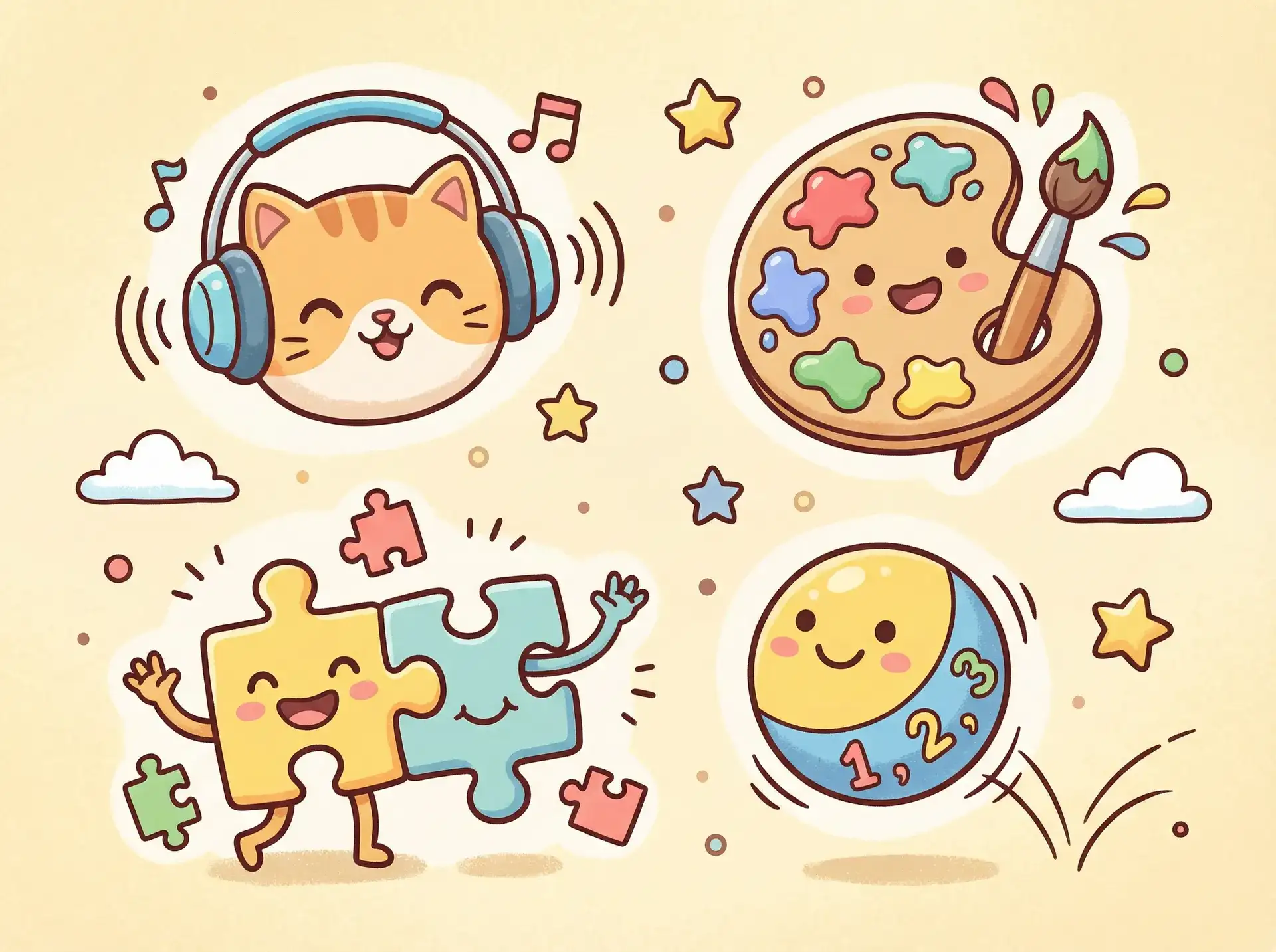 小朋友的手工作品 - 琢本有希 益智创作